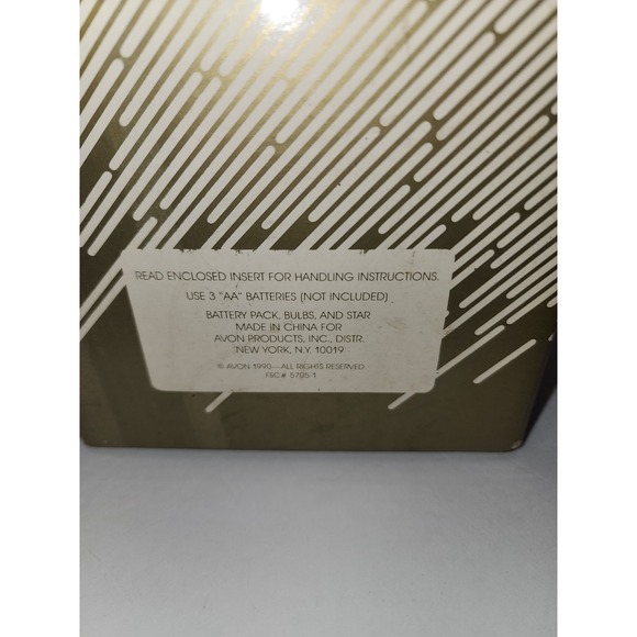 Vintage Avon Crystal Holiday Christmas Tree. - Picture 6 of 6